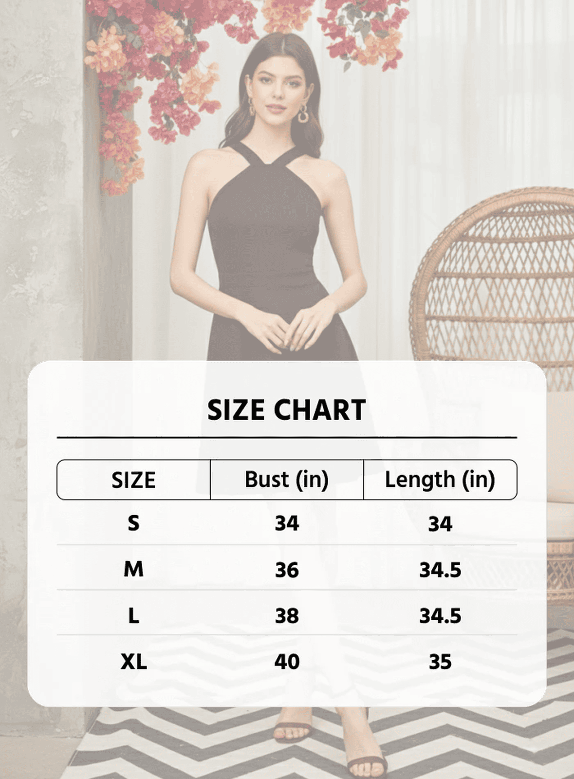 Women’s Sleeveless A-Line Halter Mini Dress - Party & Date Outfit | Uvercee