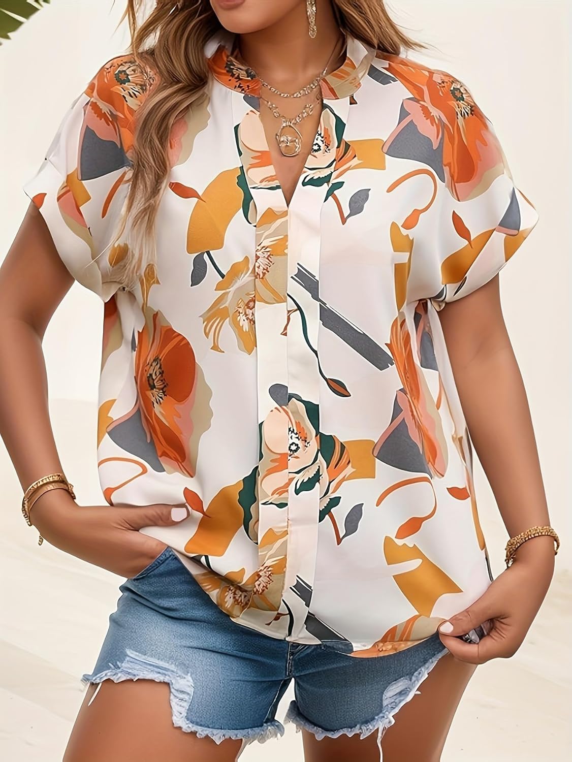 UVERCEE Bloom Bold Top โ Vibrant, Breezy, Beautiful!