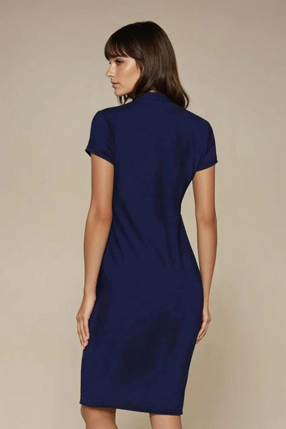 Uvercee Blue Radiance Floral Fit Bodycon Dress