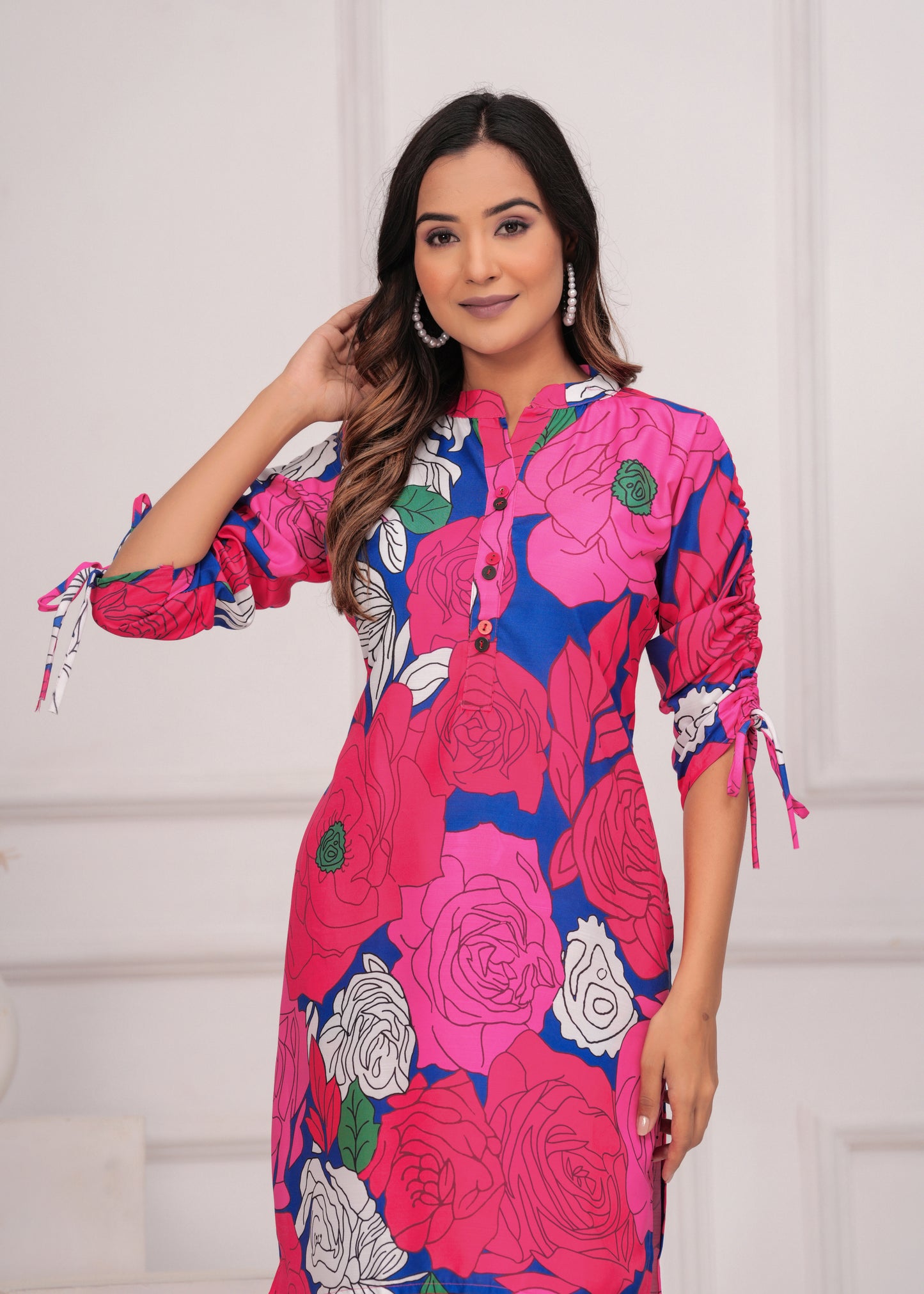 Multi Colored Floral Co-Ord Set