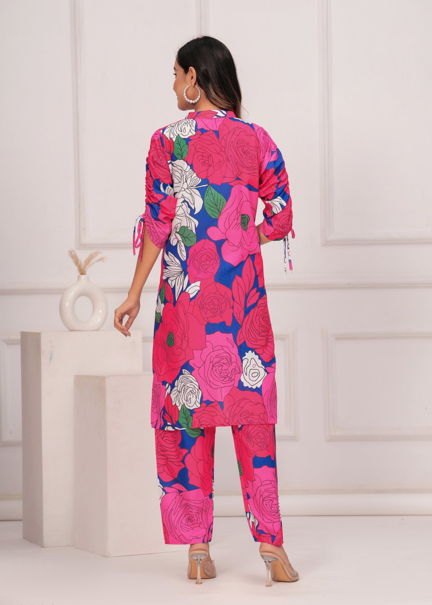 Multi Colored Floral Co-Ord Set