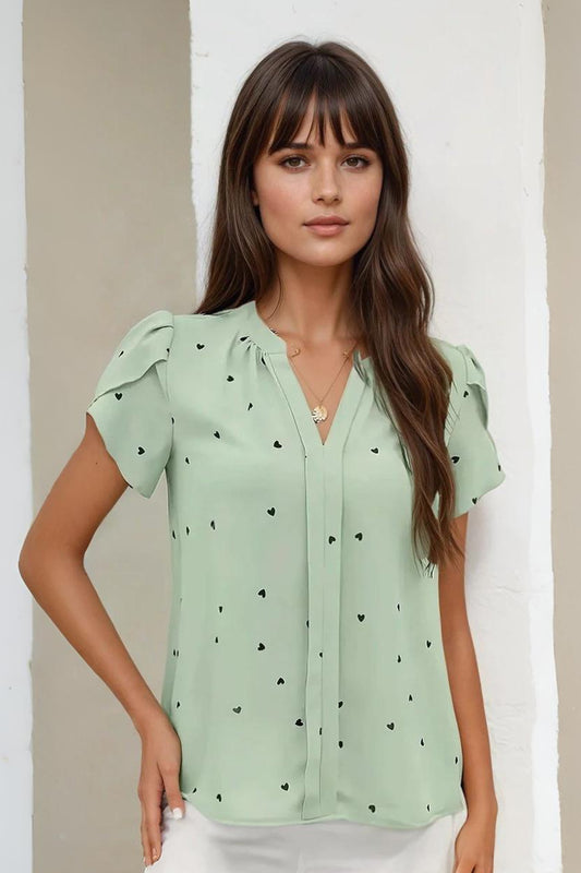 Uvercee Trendy Women's Western Top with Lovely Vibes