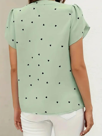 Uvercee Trendy Women's Western Top with Lovely Vibes