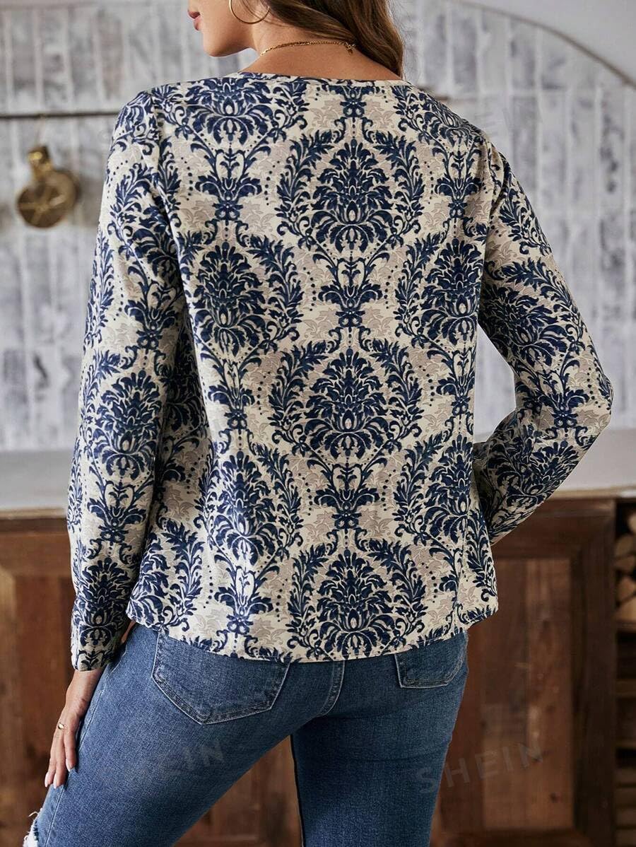 Uvercee Floral Fantasy Top - Boho Chic