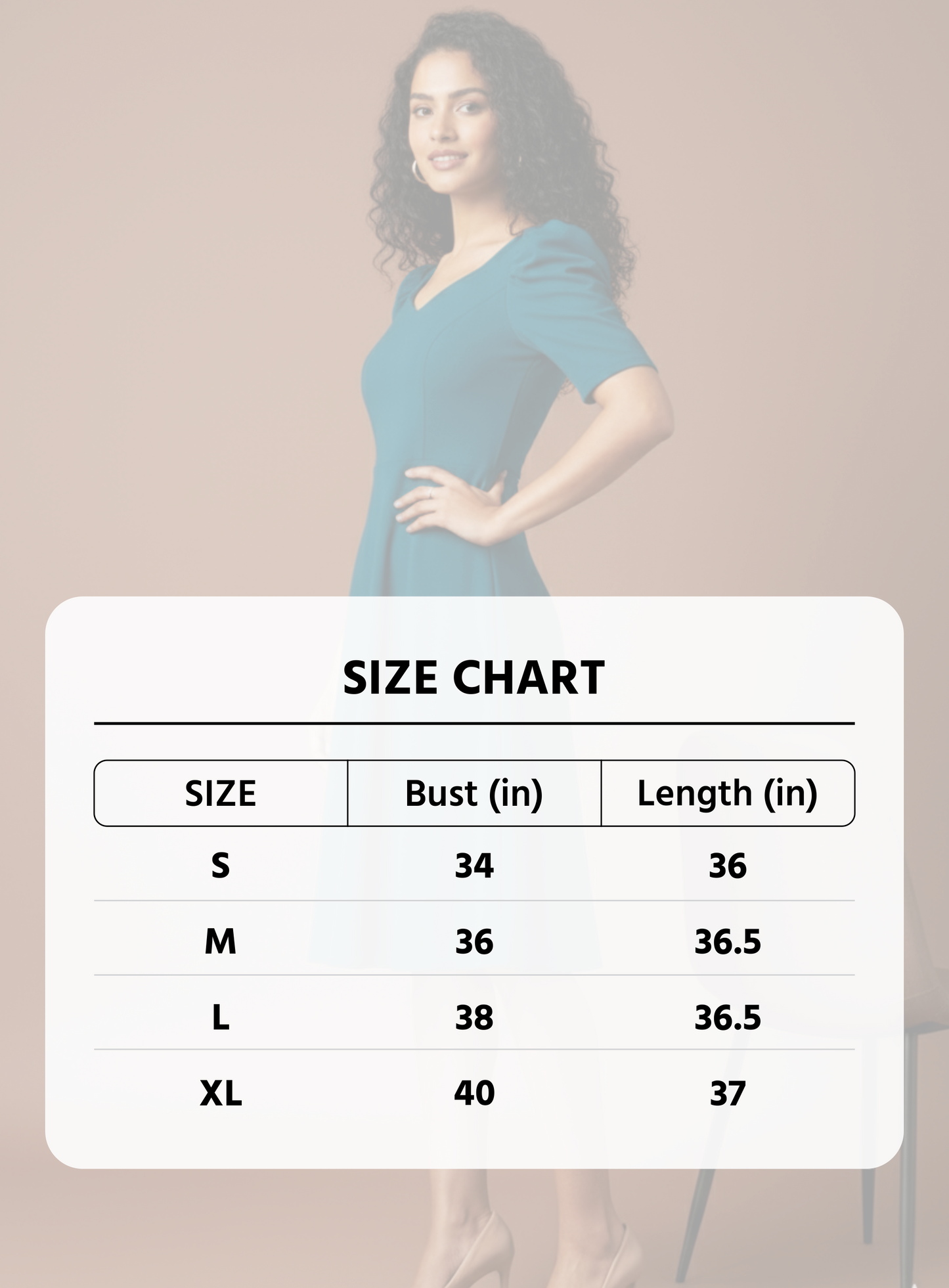 Elegant A-Line Midi Dress with Sweetheart Neckline & Puff Sleeves | Uvercee