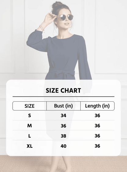 The Executive Sheath: Chic Navy Tie - Waist Pencil Dress | Perfect for Office, Meetings & Formal Events - Uvercee